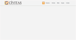 Desktop Screenshot of civitasconsultoria.com